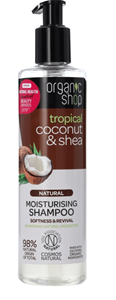 Merkloos Organic Shop Coconut & Shea Shampoo 280 ml