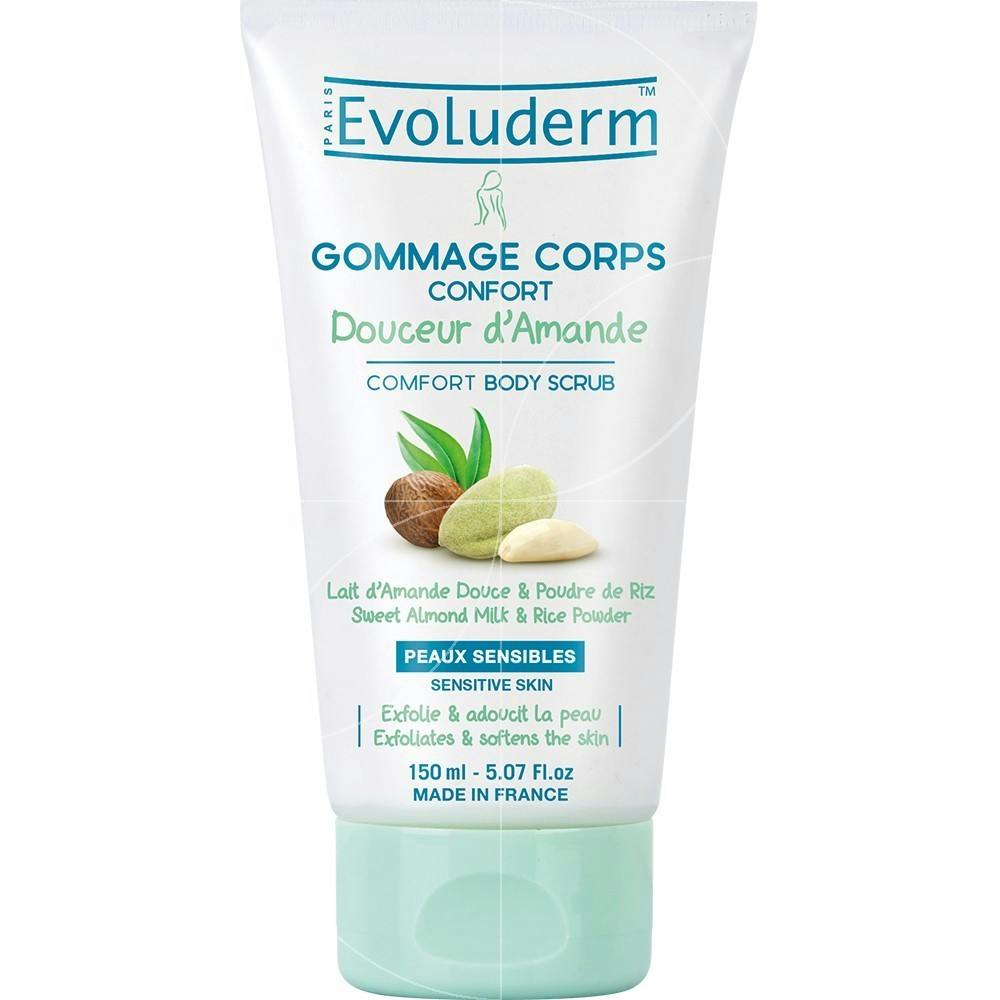 Evoluderm Douceur D'Amande Comfort Body Scrub Sensitive Skin 150 ml