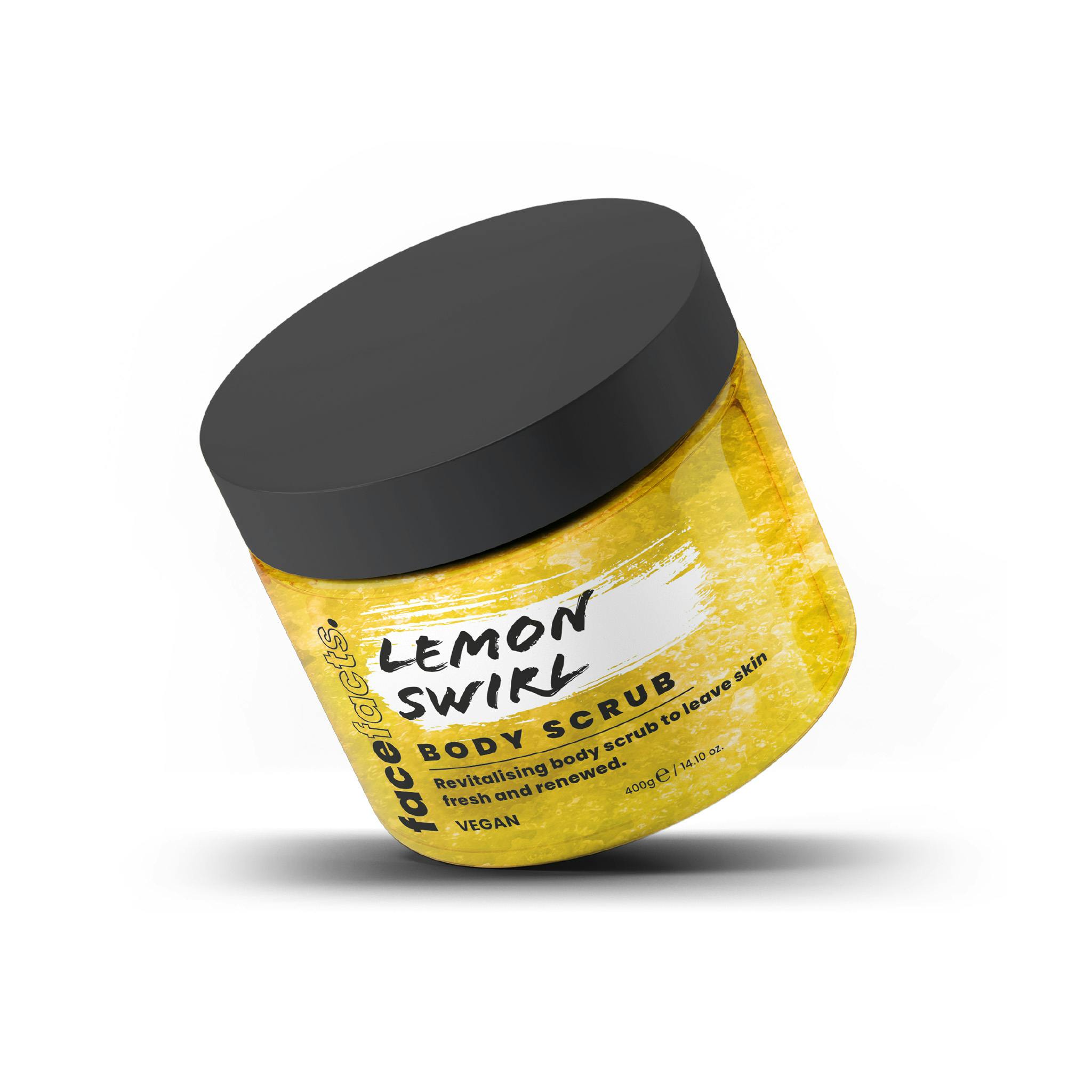 Face Facts Lemon Swirl Body Scrub 400 g