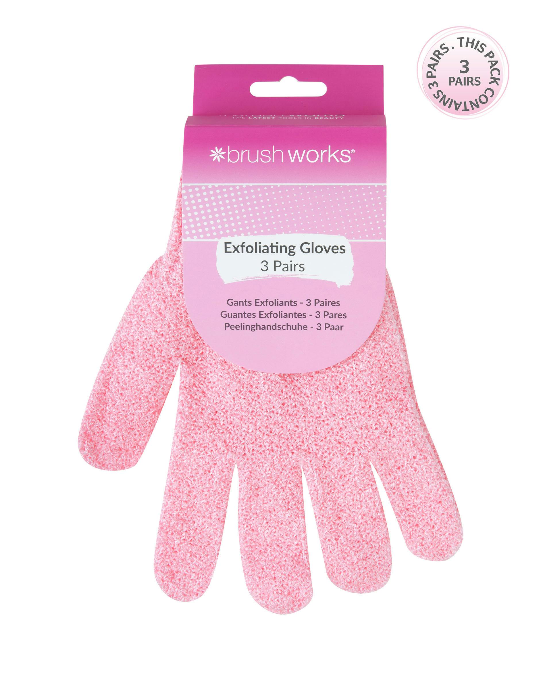Brushworks Exfoliating Gloves 3 st