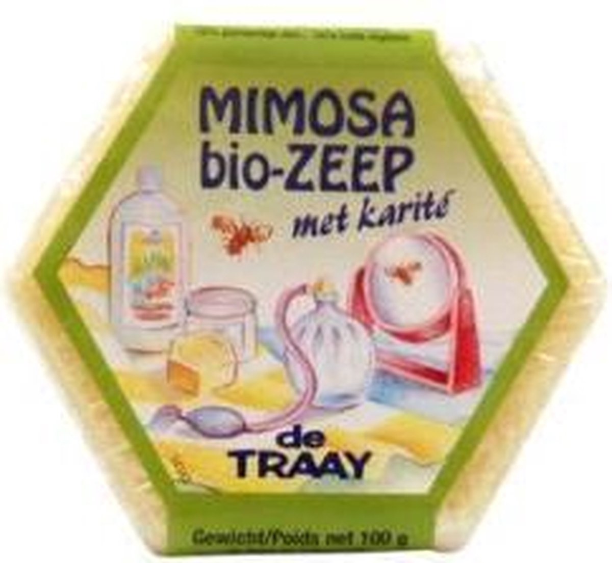 Bee Honest De Traay  Bio Zeep 100 gram Mimosa
