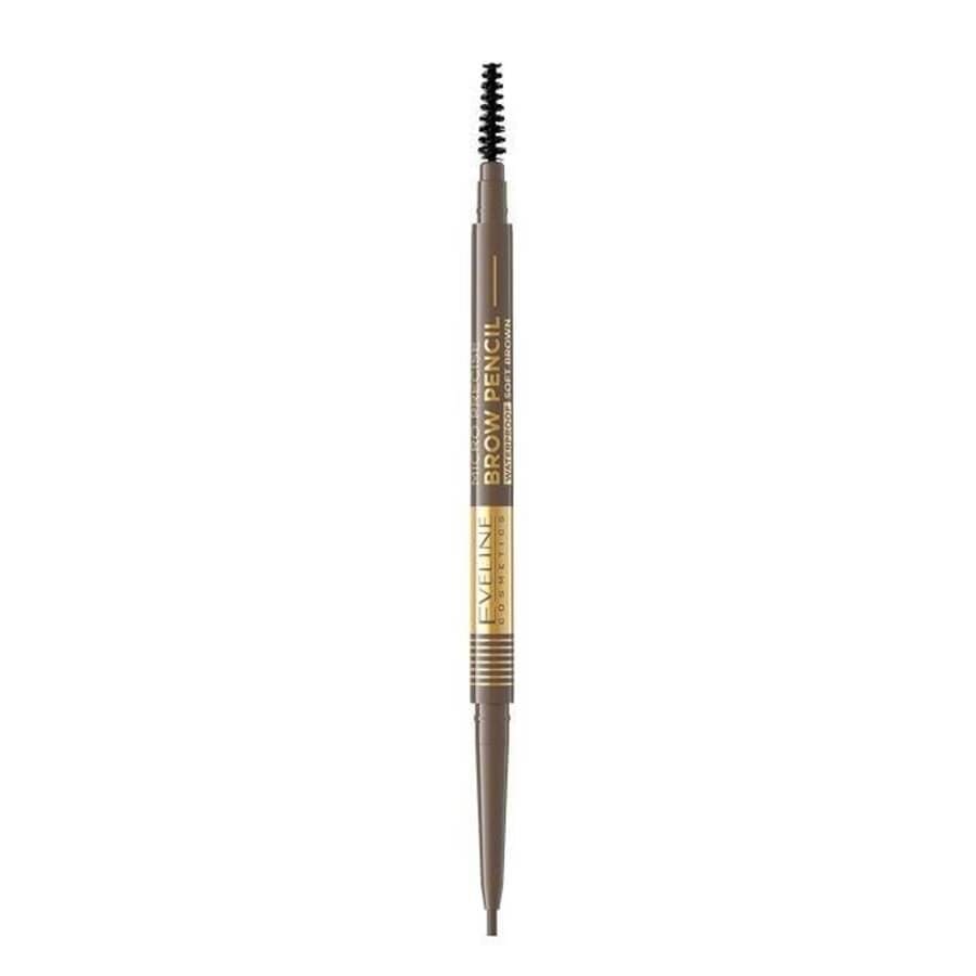 evelinecosmetics Eveline Cosmetics Augenbrauenstift Micro Precise Brow Pencil Waterproof 02 Soft Brown