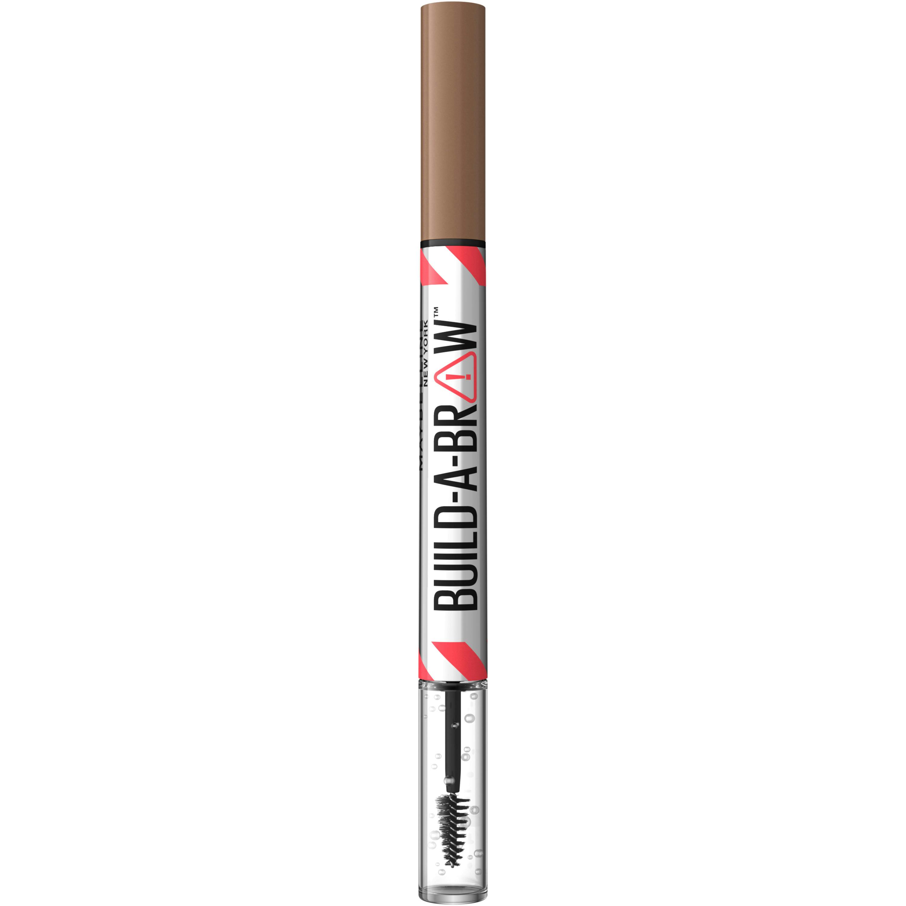 Maybelline Build-A-Brow 2 Easy Steps Eye Brow Pencil and Gel (Various Shades) - Soft Brown