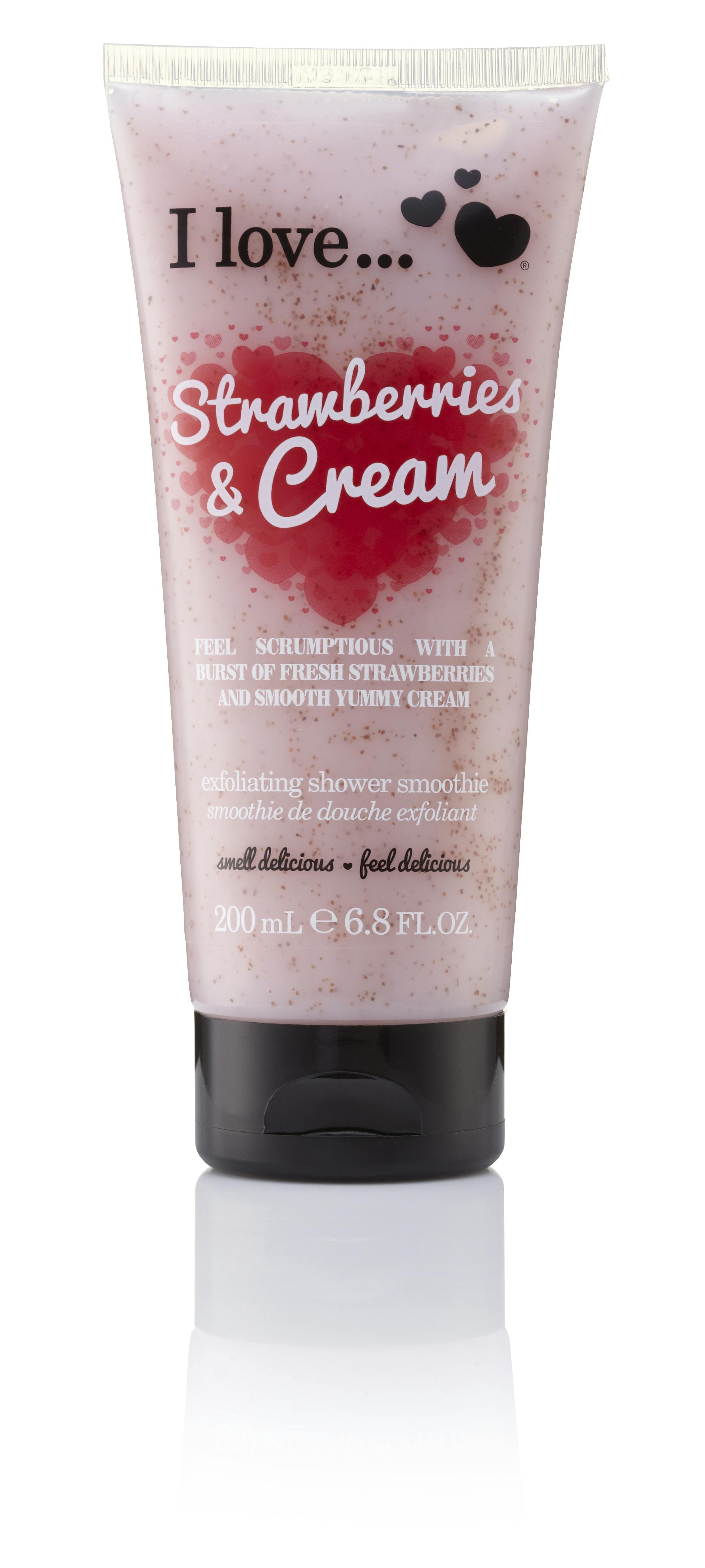 I Love Cosmetics Shower Smoothie Strawberries & Cream 200 ml