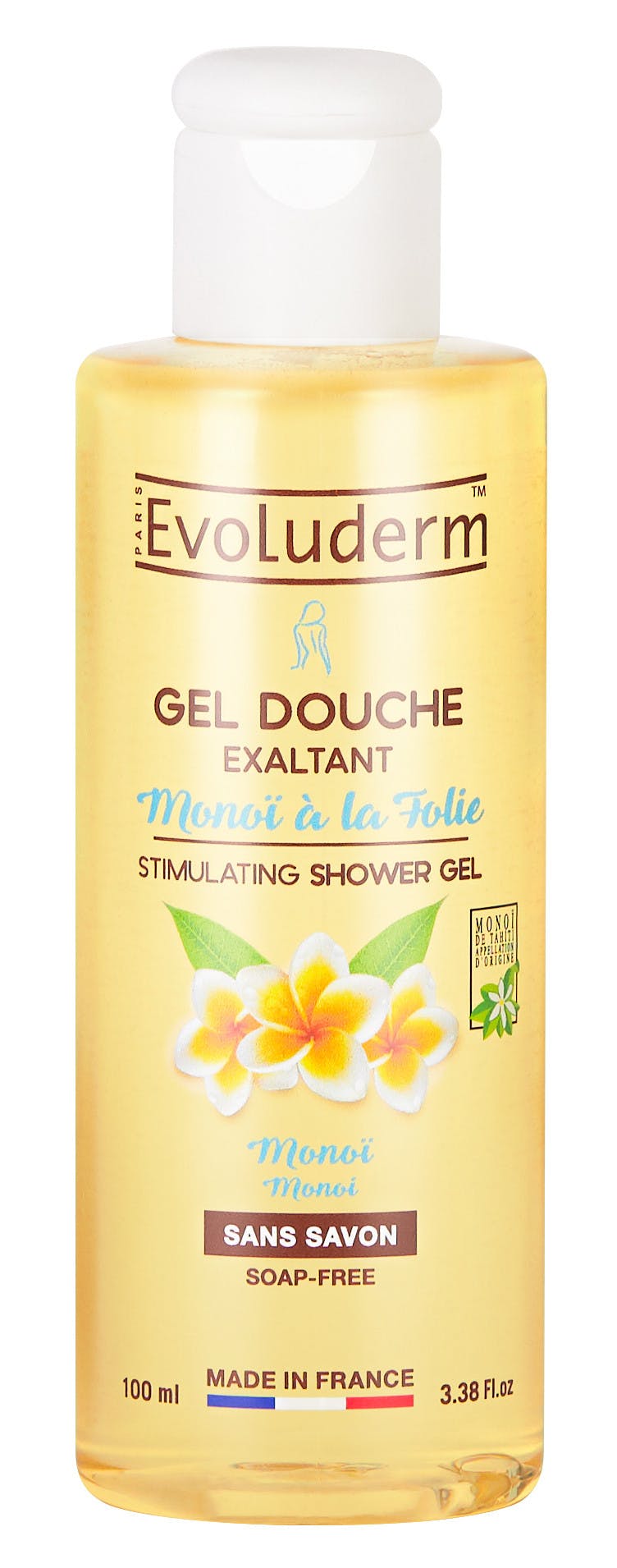 Evoluderm Stimulating Shower Gel Monoi A La Foile 100 ml