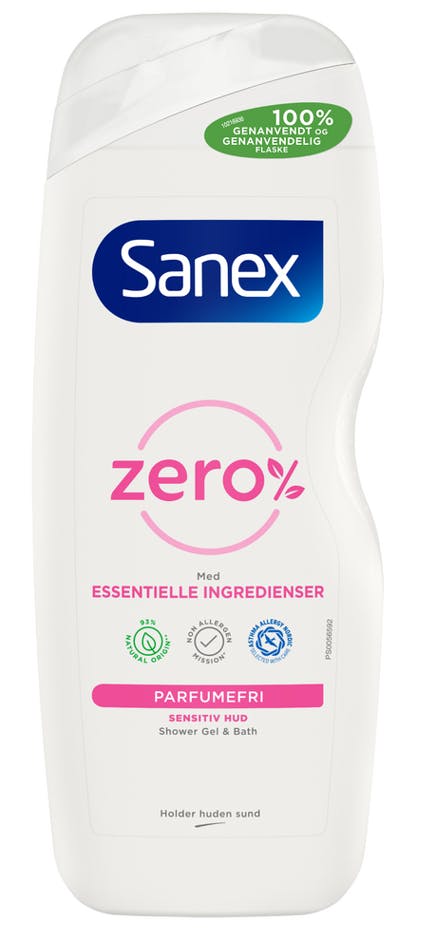 Sanex Shower Gel Zero% 600 ml