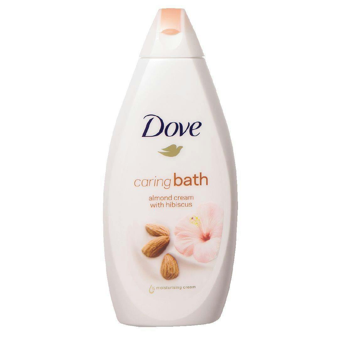 Dove Caring Bath Almond Cream Met Hibiscus 500 ml