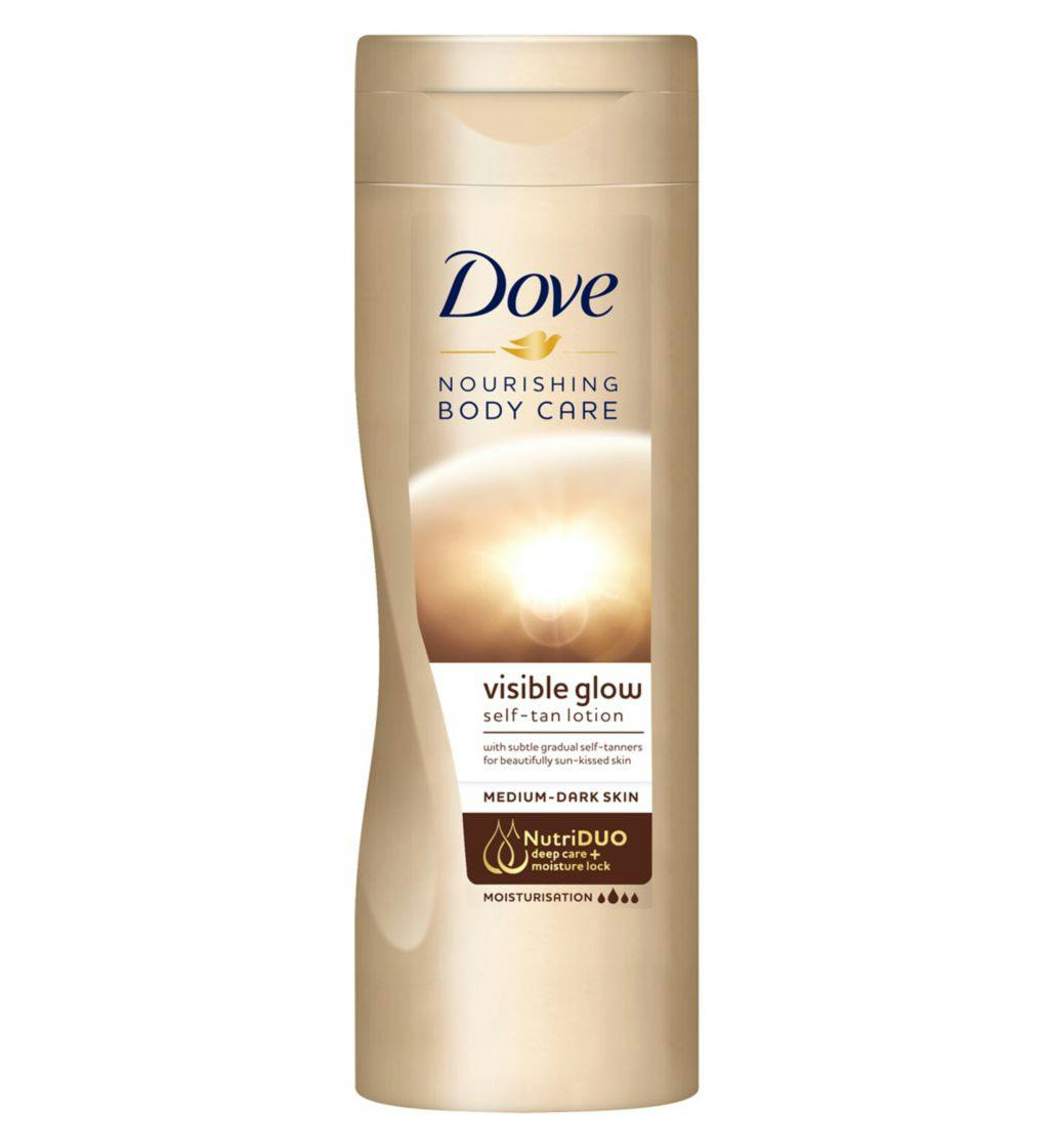 Dove Visible Glow Self-Tan Lotion Medium Dark Skin 400 ml