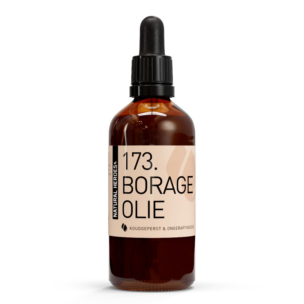 Natural Heroes Borage Olie (Koudgeperst & Ongeraffineerd, 20% GLA) 100 ml