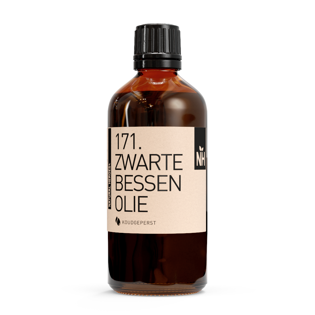 Natural Heroes Zwarte Bessenolie (Koudgeperst & Ongeraffineerd) 100 ml