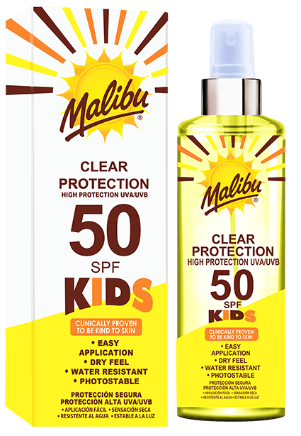 Malibu Kids Clear Sun Protection SPF50 250 ml