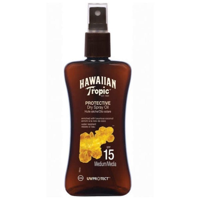Hawaiian Tropic  Sonnenschutz & Sonnenpflege Coconut   Guava Dry Oil Spf15 Spray