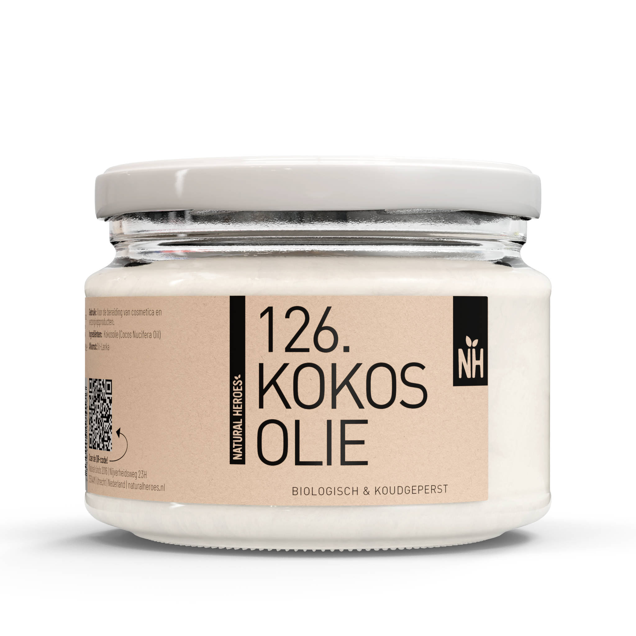 Natural Heroes Kokosolie (Biologisch & Koudgeperst) 250 ml