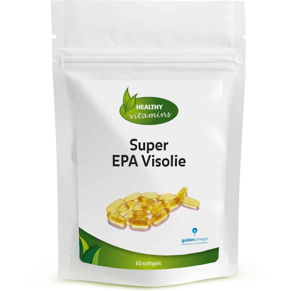Healthy Vitamins Visolie Omega 3 | 60 softgels | Vitaminesperpost.nl