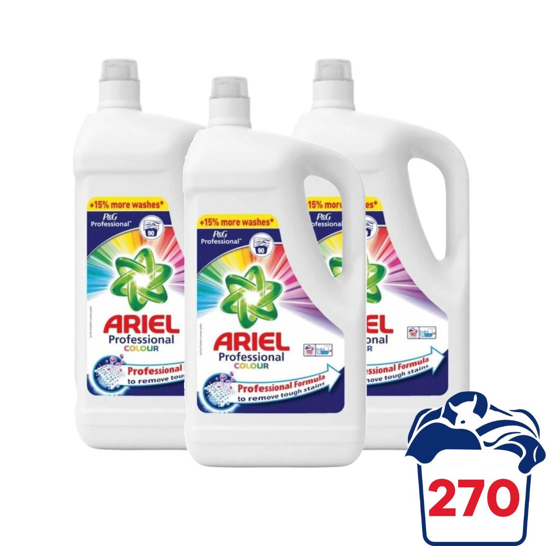 Ariel  Proffesional - Vloeibaar Wasmiddel - Color - 270 wasbeurten - 12,15L
