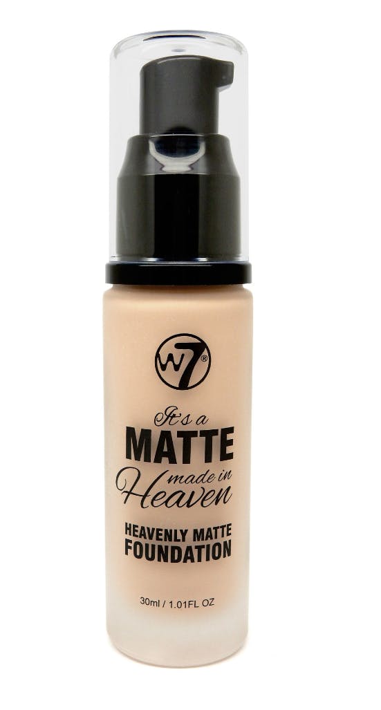 W7 Matte Made in Heaven Foundation Natural Beige 30 ml