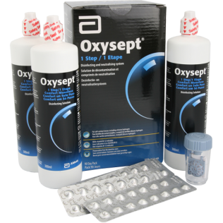 AMO Oxysept 1 Step 3 maanden (3x300ml + 90 tabletten)