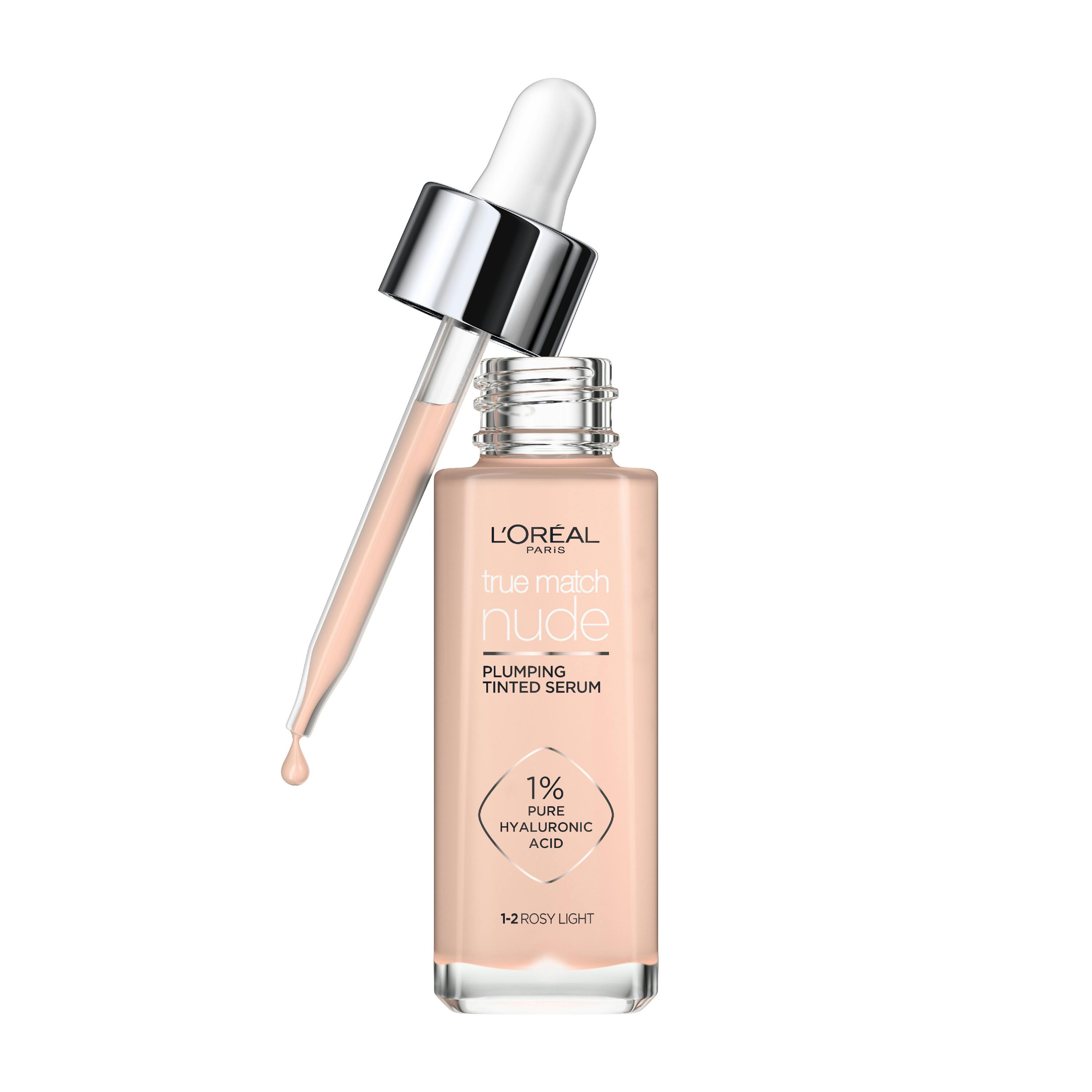L'Oréal Paris True Match Nude Plumping Tinted Serum 1-2 Rosy Light 30 ml