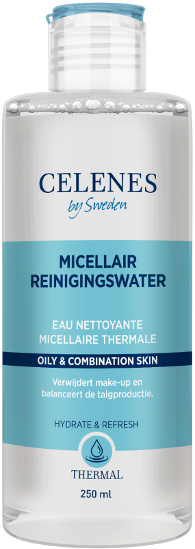 Celenes Thermal micellair reinigingswater vette & gecombineerde huid 250ml
