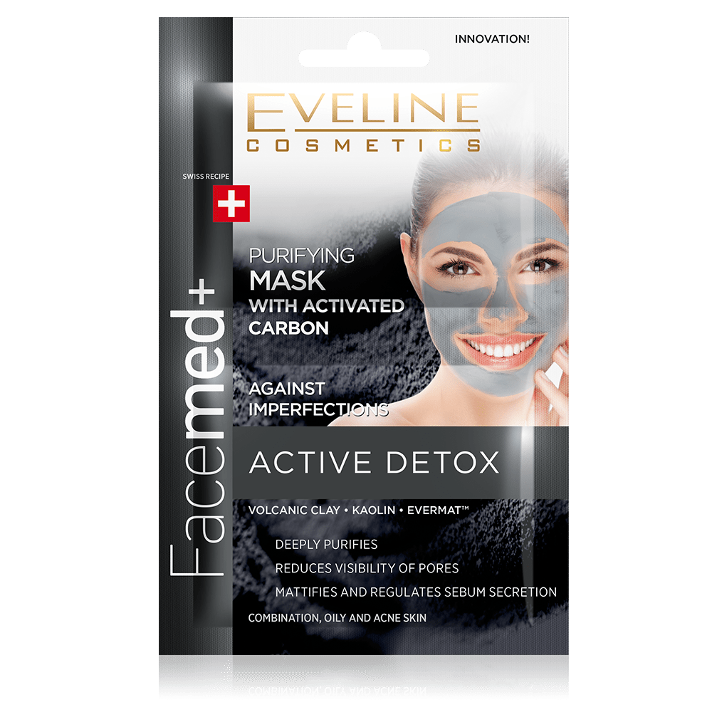 Eveline Facemed+ Active Detox Purifying Mask 2 x 5 ml