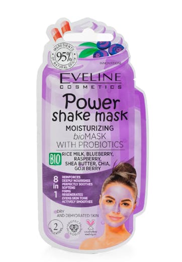 evelinecosmetics Eveline Cosmetics Gesichtsmaske Power Shake Mask Moisturizing
