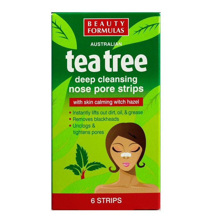 Beauty Formulas Tea Tree Deep Cleansing Nose Pore Strips 1 st