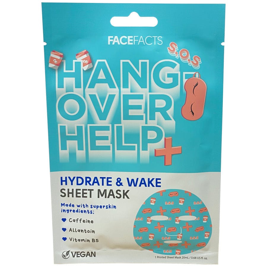 Face Facts Hangover Help Hydrate & Wake Sheet Mask 1 st