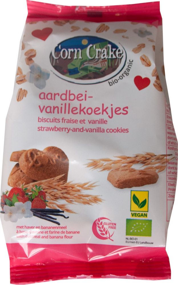 Corn Crake Aardbei Vanille Koekjes