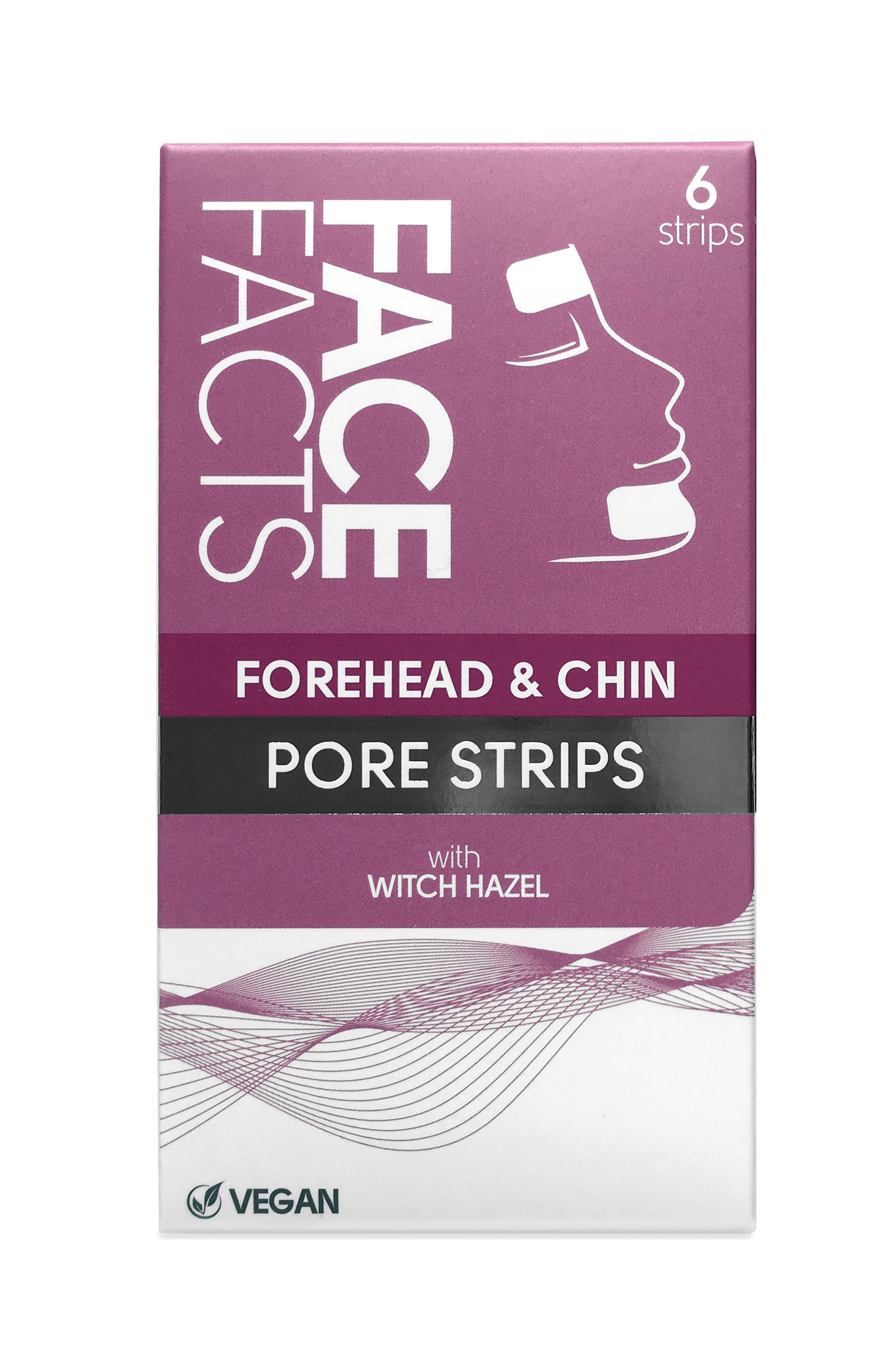 Face Facts Cleansing Chin & Forehead Strips 6 st