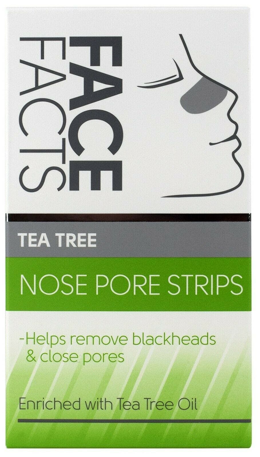 Face Facts Deep Cleansing Tea Tree Nose Pore Strips 6 st