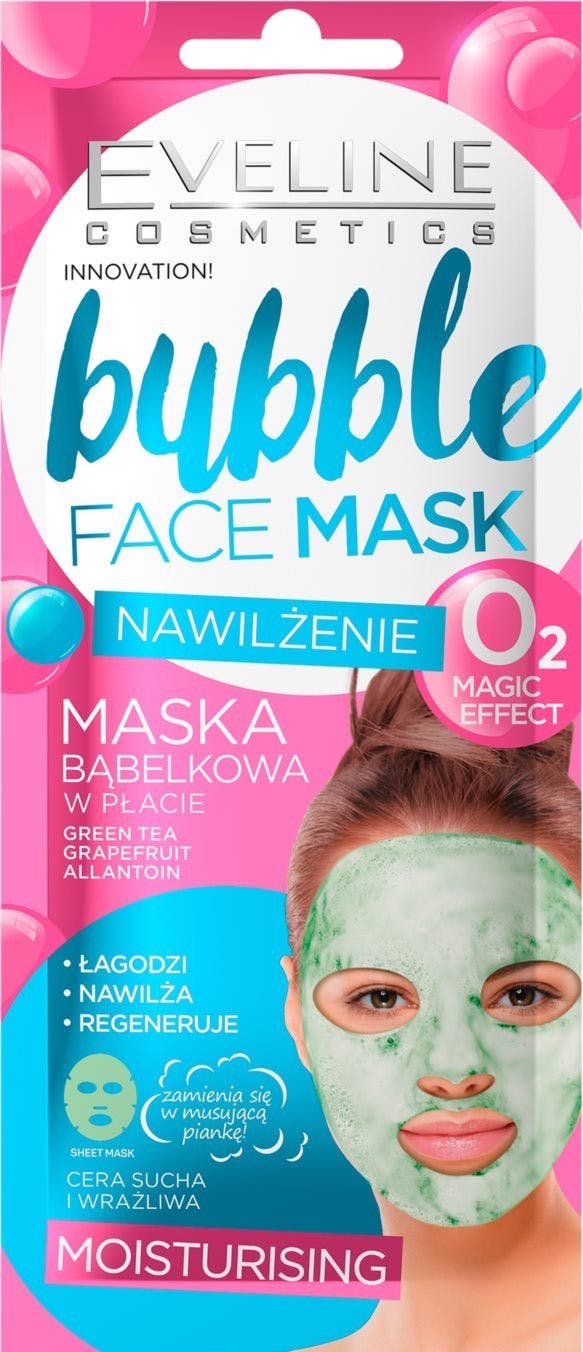 Eveline Bubble Face Sheet Mask Moisturizing 1 st