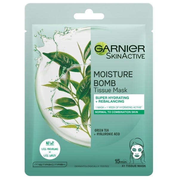 Garnier Moisture Bomb Super Hydrating & Rebalancing Green Tea Tissue Mask 1 st