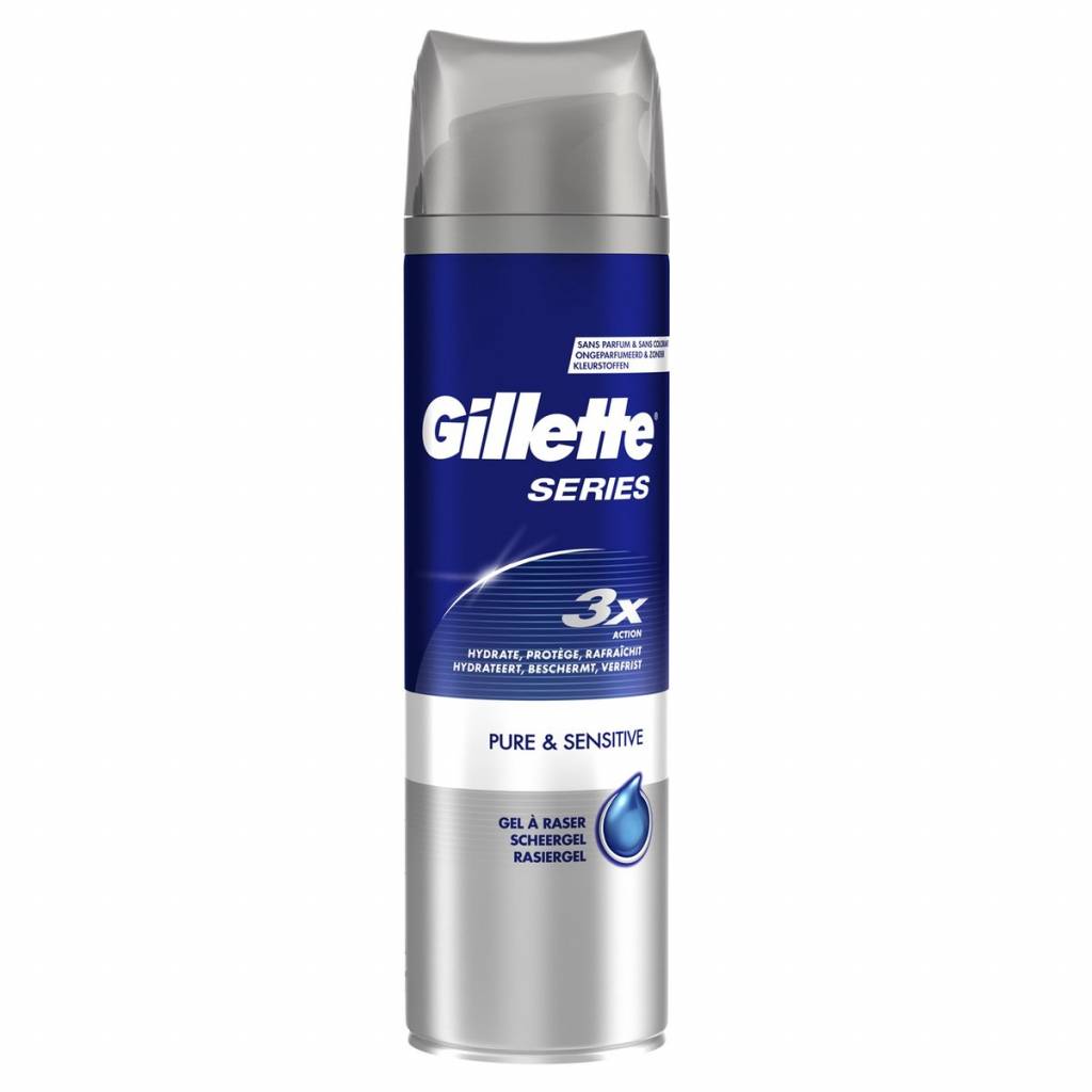 Gillette Scheergel Serie 200 ml - Pure&Sensitive