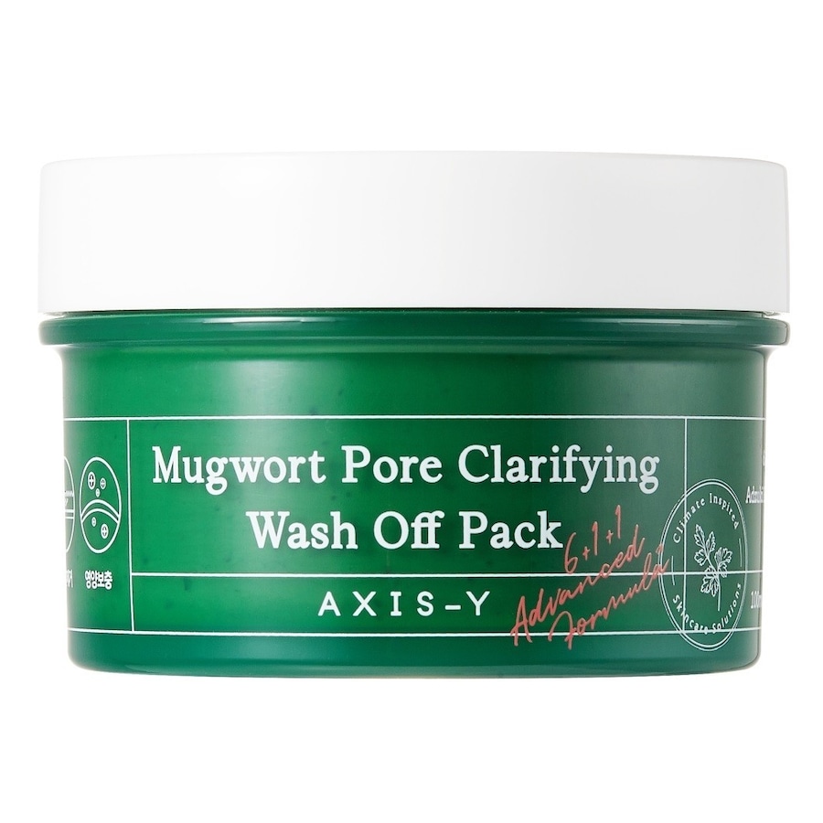 Axis-Y 6+1+1 Mugwort Pore Clarifying Wash Off Pack Gesichtsmaske