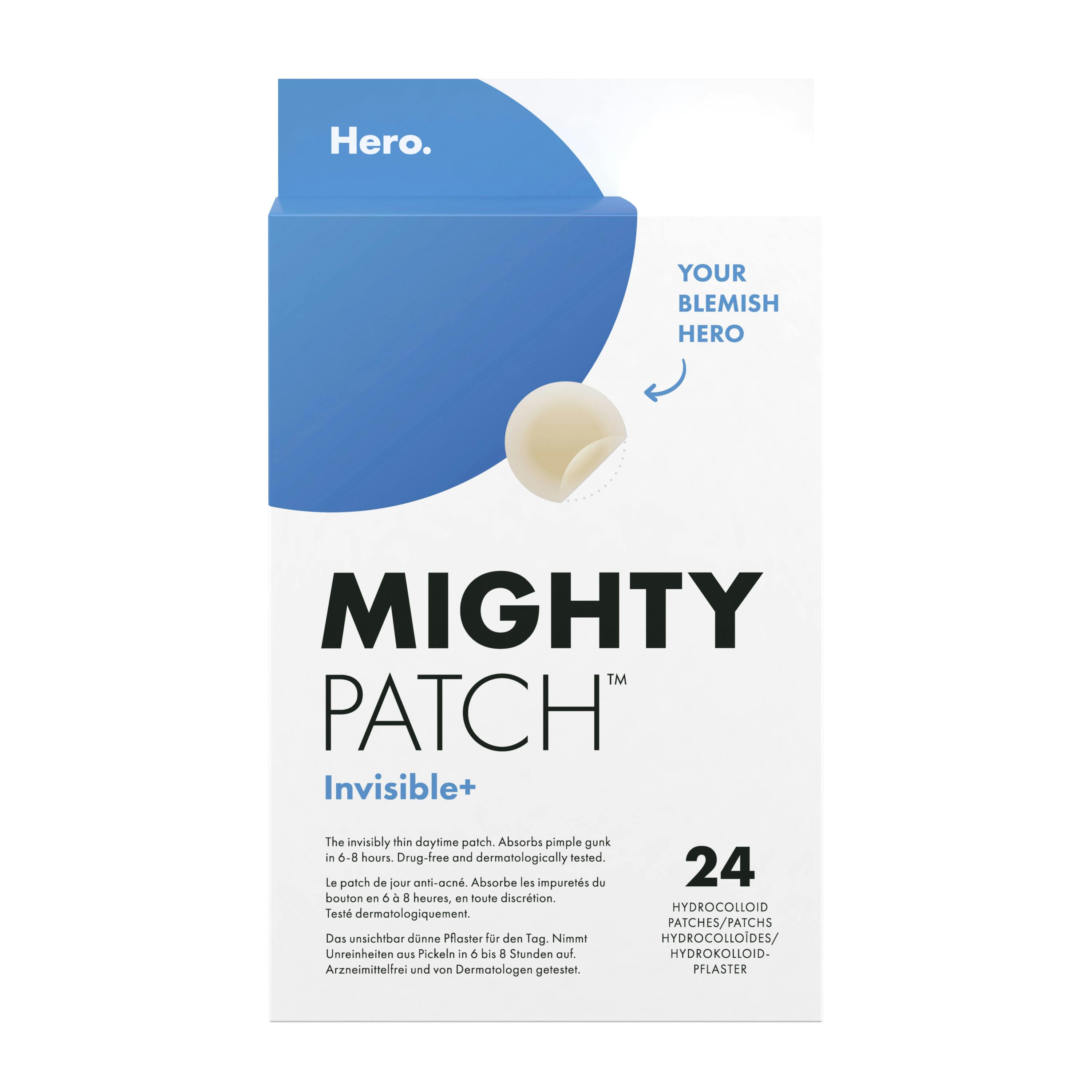 Hero. Mighty Patch Invisible+ 24 st