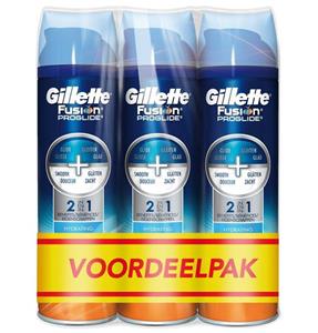 Gillette Fusion Proglide scheergel Hydraterend -  3x200ml