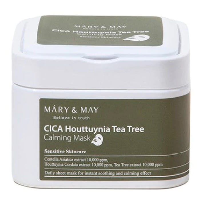 Mary & May Mary & May Cica Houttuynia Tea Tree Claming Mask 30 st