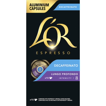 L'OR 'Or Espresso Decaffeinato Lungo Profondo 10 Stuks bij Jumbo