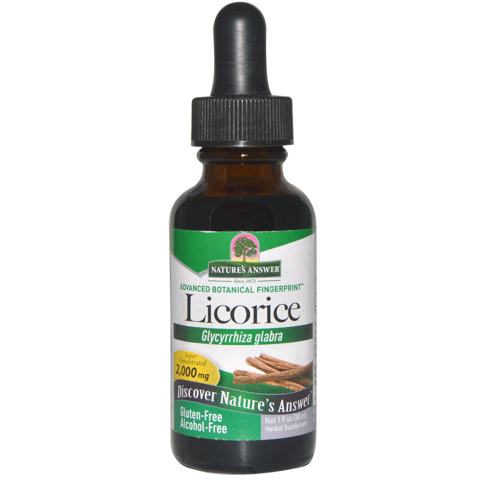 Natures Answer Licorice, Alcohol Free, 2000 mg (30 ml) - Nature's Answer