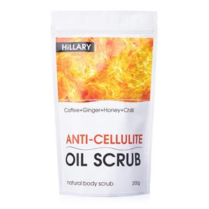 Hillary Антицеллюлитный разогревающий скраб для тела Anticellulite Oil Scrub  200 г