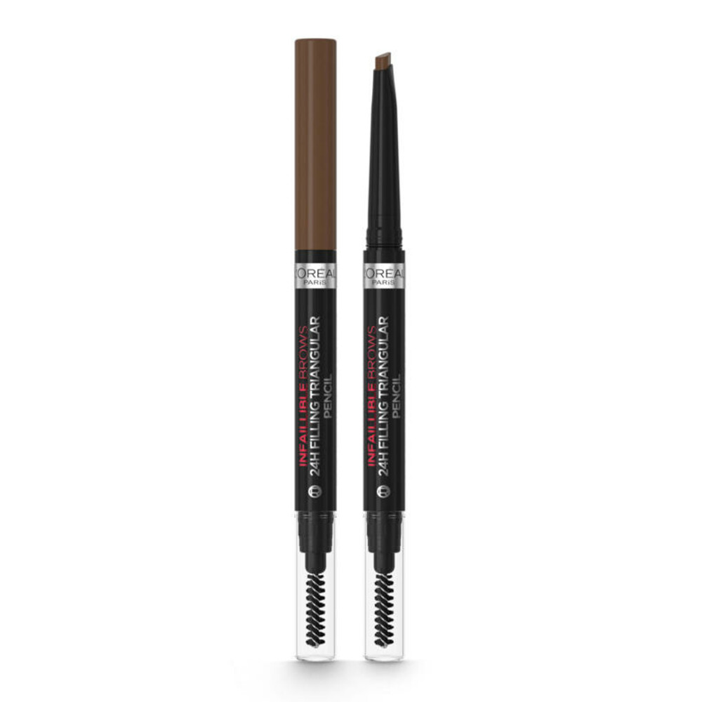 L'Oréal 2x  24H Brow Filling Triangular Pencil 5.0 Light Brunette 1 ml