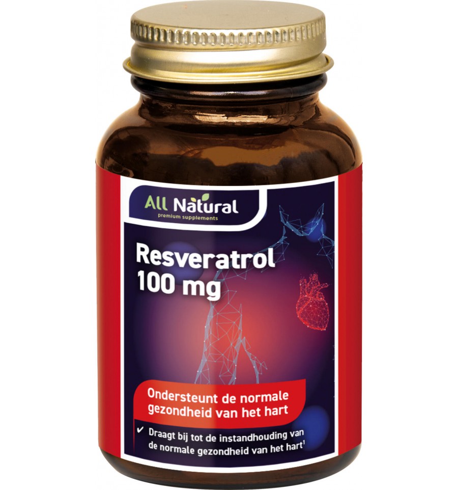 All Natural Resveratrol 100mg