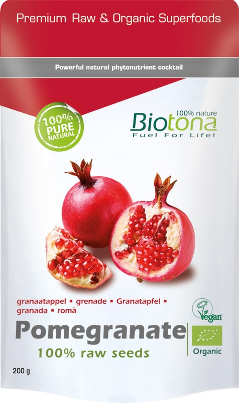 Biotona Pomegranate seeds raw bio 200 gram