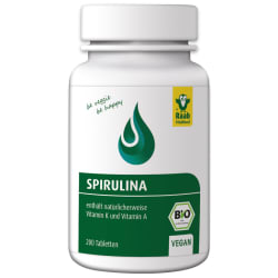 Raab Vitalfood Bio Spirulina Tabs (200 tabletten)  pillen vitaliteit