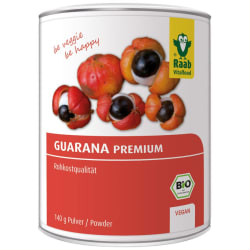 Raab Vitalfood Organic Guarana Powder (140g)  poeder metabolisme energie