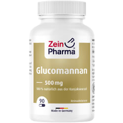 ZeinPharma Glucomannan 500mg (90 capsules)  verzadiging Konjac-wortel