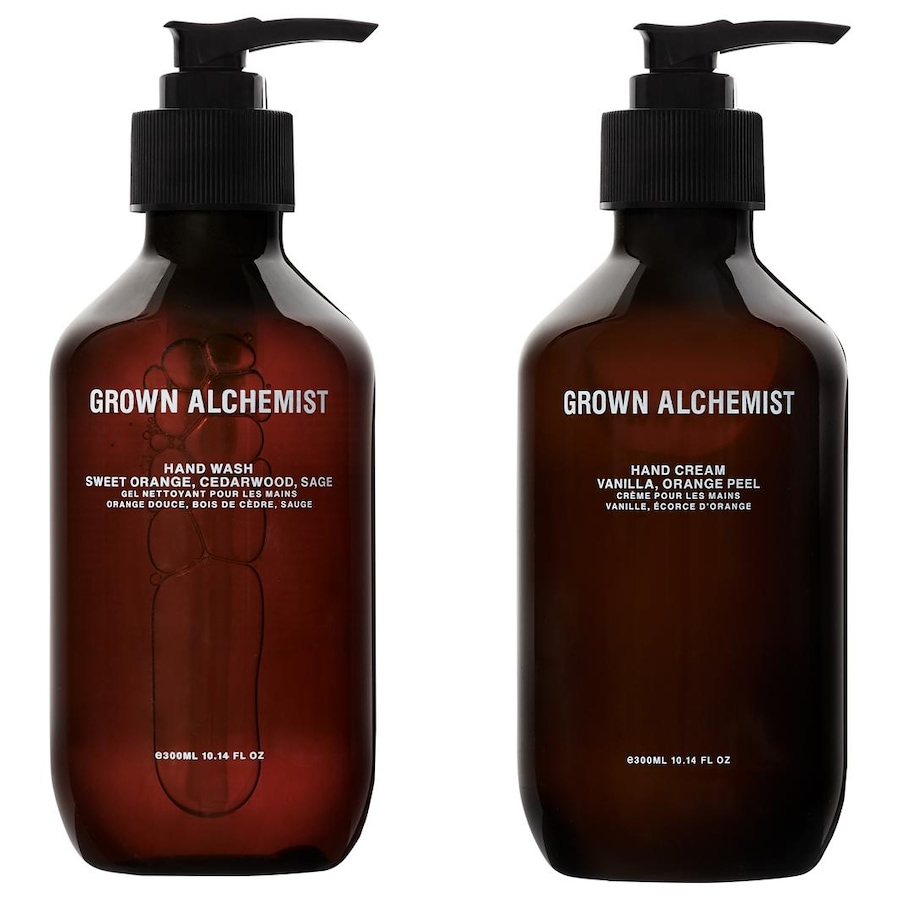Grown Alchemist, Set = Hand Wash 300 ml + Hand Cream 300 ml