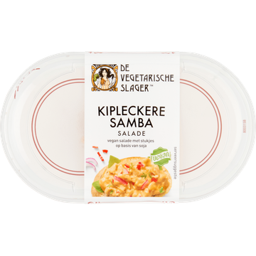 DE VEGETARISCHE SLAGER™ e Vegetarische Slager Kipleckere Samba Salade 150g bij Jumbo