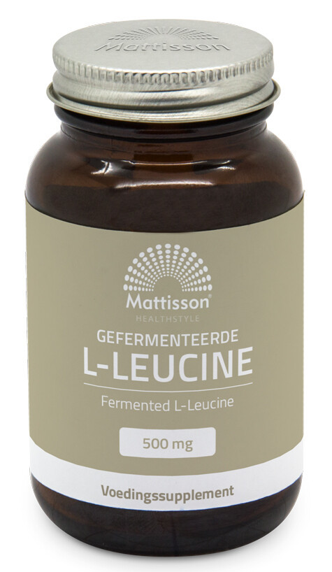 Mattisson HealthStyle Gefermenteerde L-Leucine 500mg Capsules