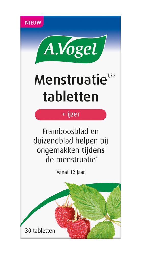 A.Vogel A. Vogel Menstruatie Tabletten + IJzer